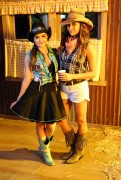 Lucy Hale & Shay Mitchell @ Dressed as Cowgirls for PLL 2010