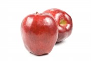 Красные яблоки на белом фоне (Red apple) F4c01b336609663