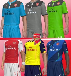 2014 arsenal kit