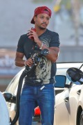 Romeo Miller at a gas station in Malibu, CA 09/20/14