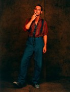 Джонни Депп и Жюльет Бинош (Johnny Depp, Juliette Binoche)  Промо к фильму Шоколад, 2000, фотограф John Huba (12хMQ, 2хHQ) 54457a359770709