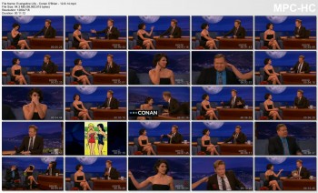 Evangeline Lilly - Conan O'Brien - 12-8-14 (sooo leggy!)