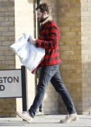Jamie Dornan - At the post office in London 01/24/15