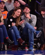 Olivia Wilde - New York Knicks vs. Los Angeles Clippers game in Madison Square Garden 03/25/ 2015